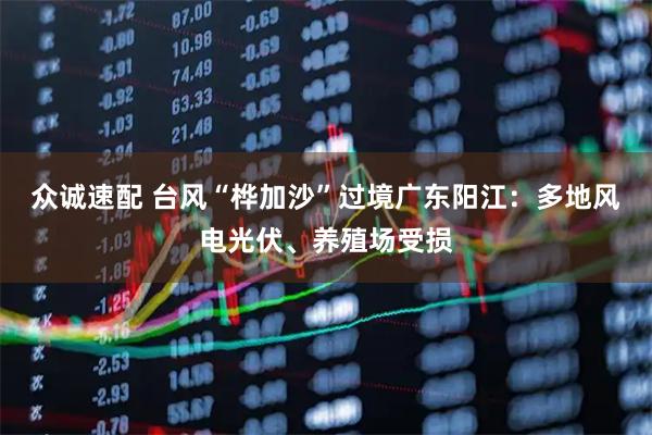 众诚速配 台风“桦加沙”过境广东阳江：多地风电光伏、养殖场受损