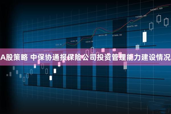 A股策略 中保协通报保险公司投资管理能力建设情况